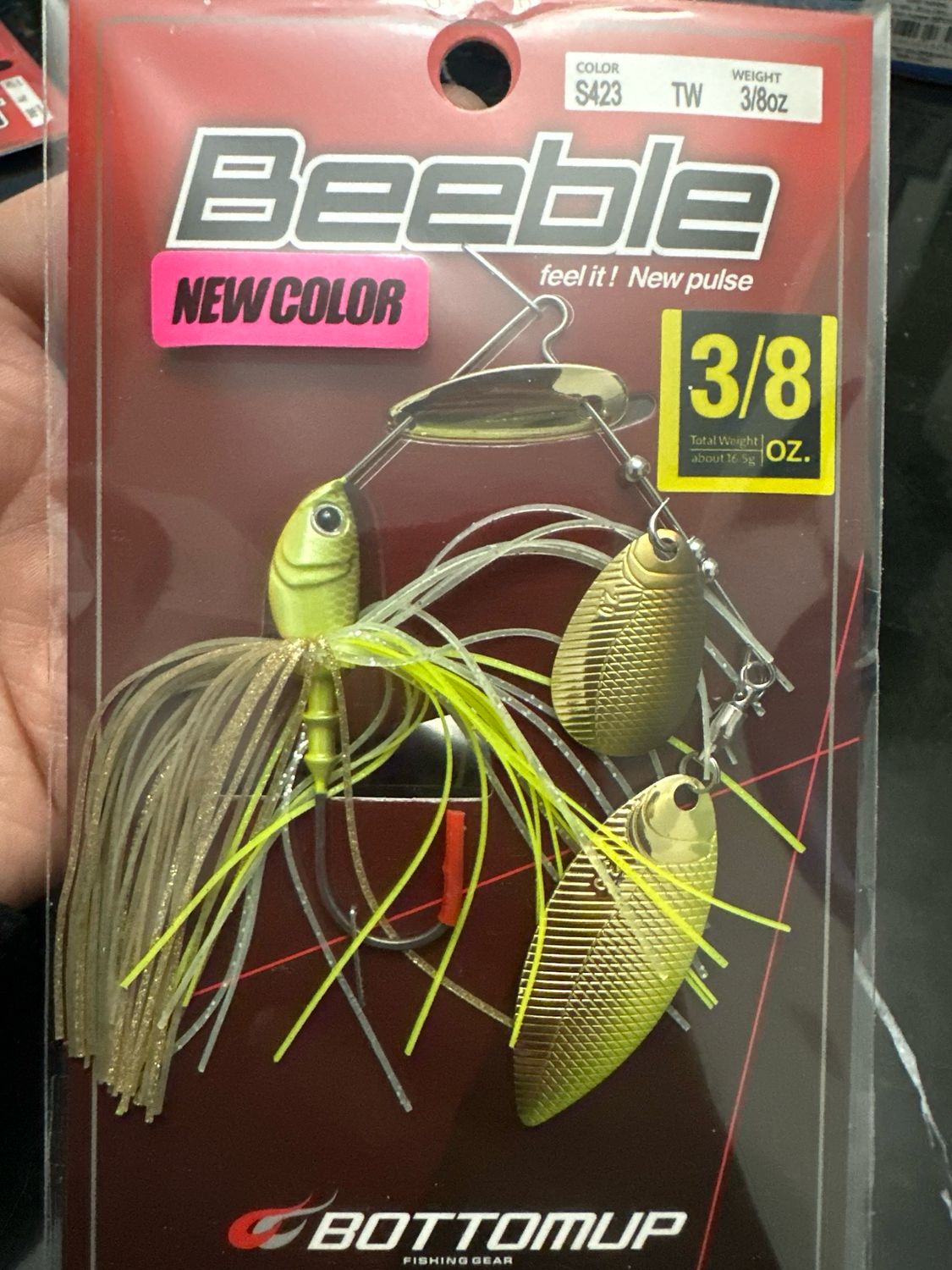 BottomUp Beeble TW 3/8oz S423 Bright Shad