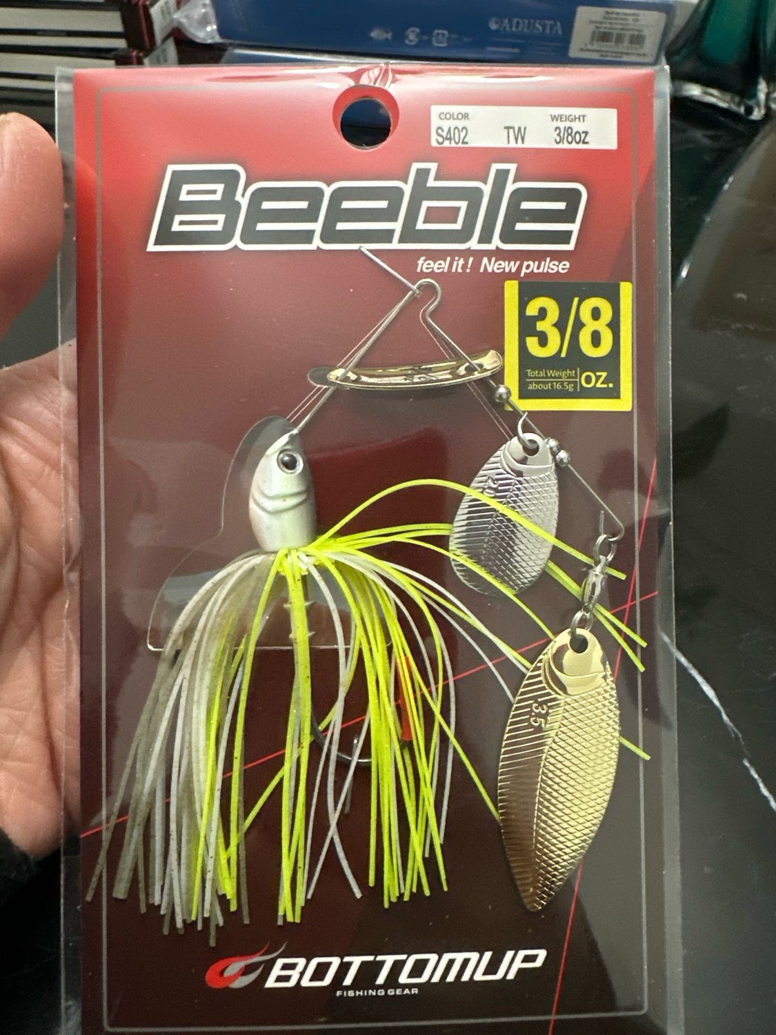 BottomUp Beeble TW 3/8oz S402 White Chart