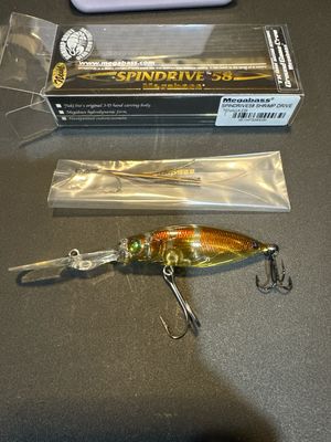 Megabass Spindrive 58 Shrimp Drive #1 Tenaga Ebi