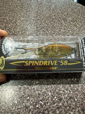 Megabass Spindrive 58 Shrimp Drive #1 Tenaga Ebi