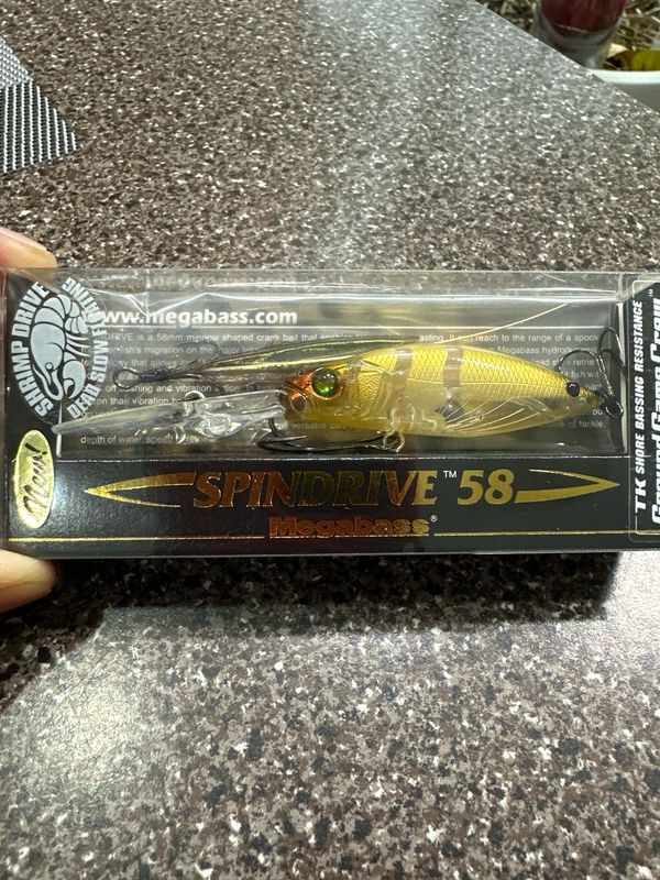 Megabass Spindrive 58 Shrimp Drive #3 Numa Ebi