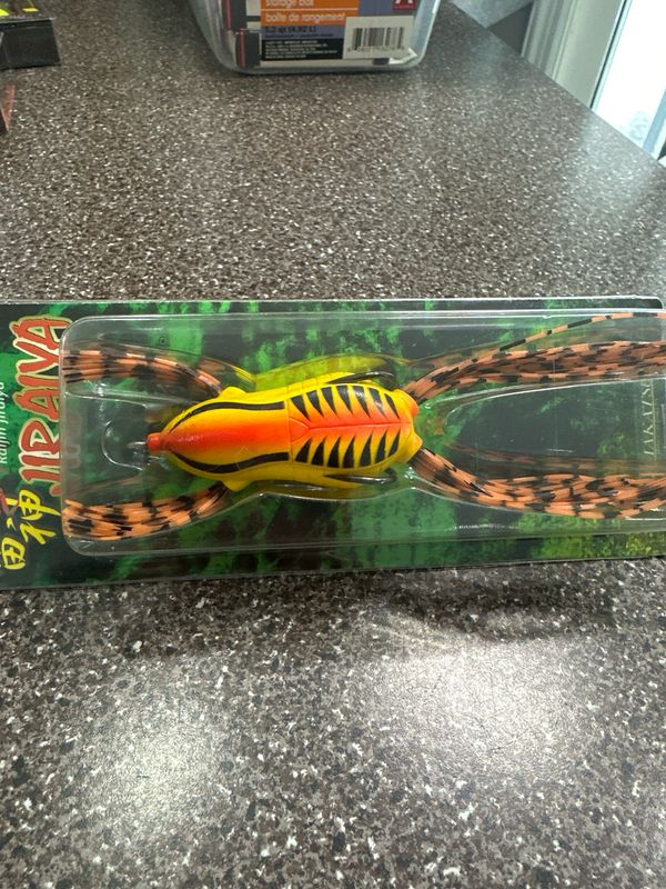 Imakatsu Raijin Jiraiya #S-100 Bug Chart SUPER RARE JDM Topwater Frog (Looks Like Poisonous Spider) New In Package