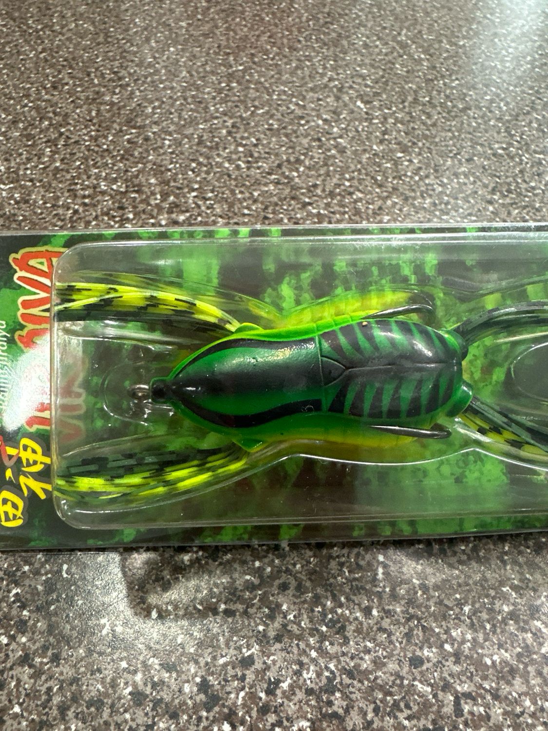 Imakatsu Raijin Jiraiya #S-105 Bug Green JDM Topwater Frog