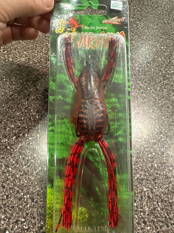 Imakatsu Raijin Jiraiya #S-106 Blood Silver JDM Topwater Frog