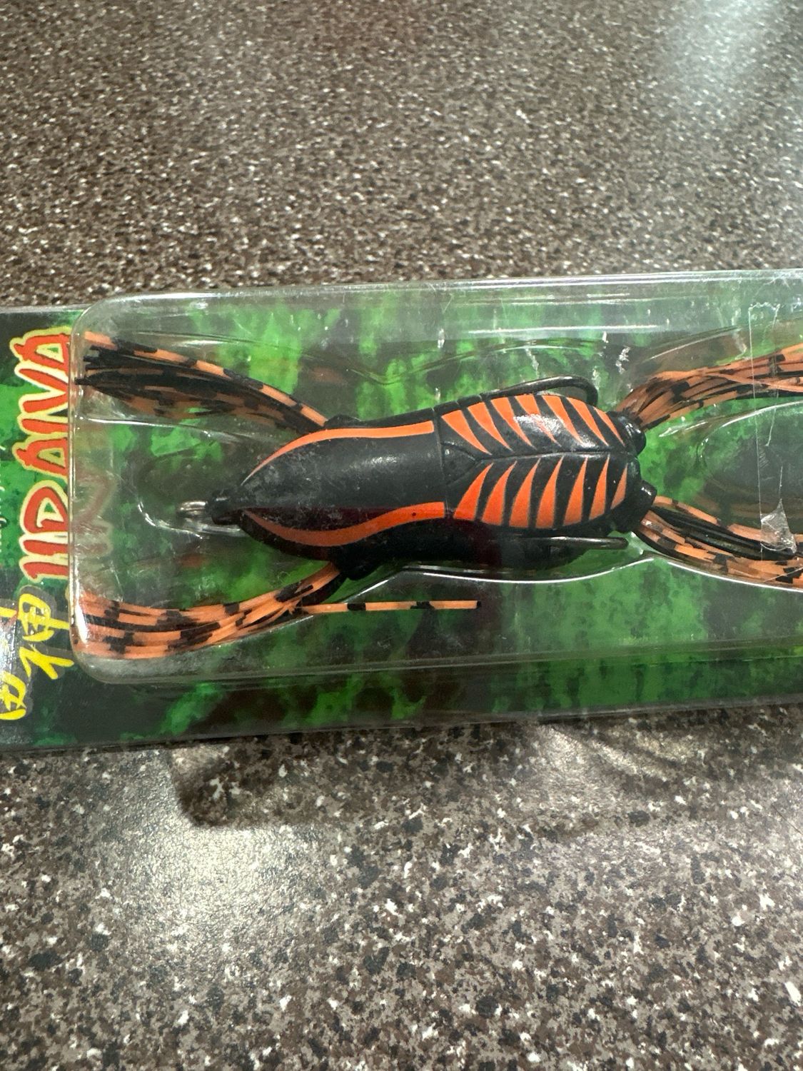 Imakatsu Raijin Jiraiya #S-98 Nightmare Orange JDM Topwater Frog