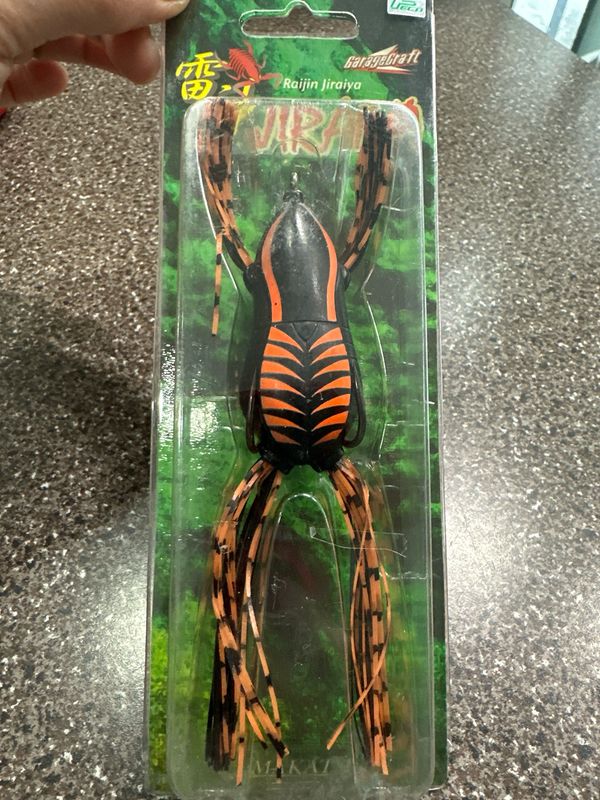 Imakatsu Raijin Jiraiya #S-98 Nightmare Orange JDM Topwater Frog