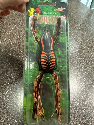 Imakatsu Raijin Jiraiya #S-98 Nightmare Orange JDM Topwater Frog