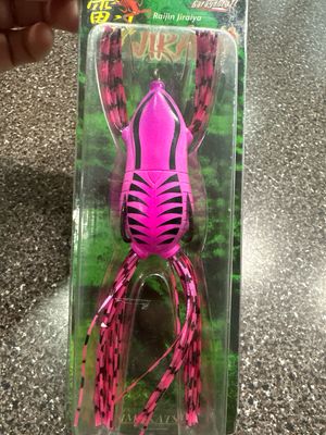 Imakatsu Raijin Jiraiya #S-120 Black Belly Bug JDM Topwater Frog