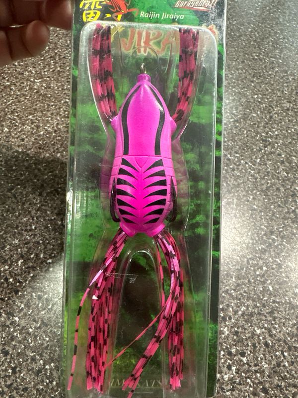 Imakatsu Raijin Jiraiya #S-120 Black Belly Bug JDM Topwater Frog