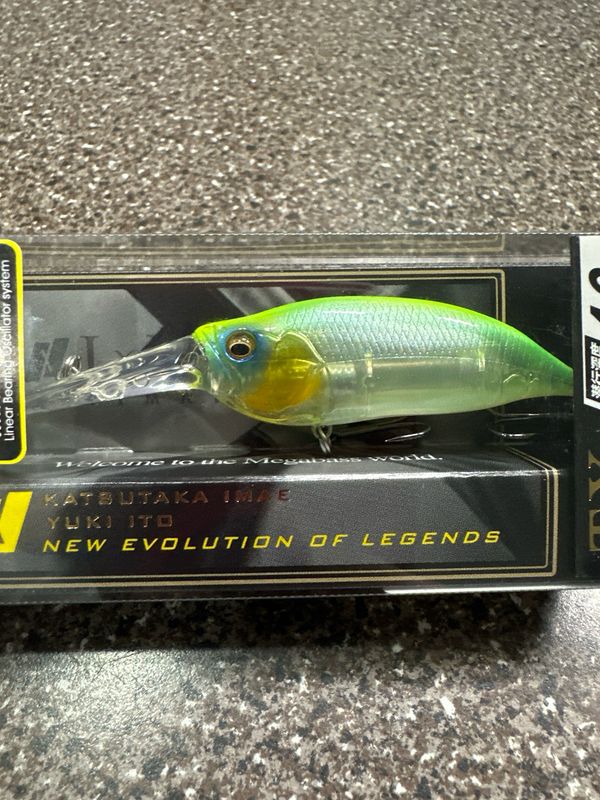 Megabass IXI Shad TX Max 4.0m #13 IK Skeleton Strong Chart