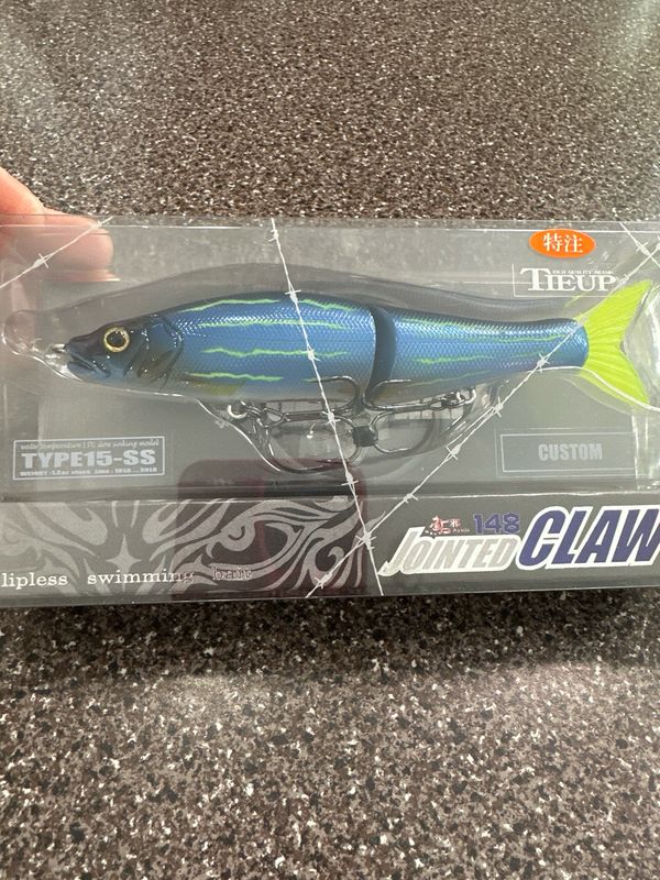 Gan Craft Jointed Claw 148 Type-15ss #M-06 Blue Danio Lipless Swimming Bait