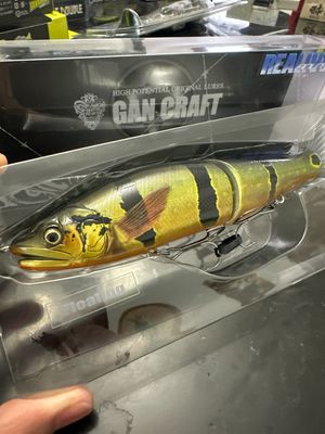 Gan Craft Jointed Claw 178F #RF-07 Belial Peacock Bass Lipless Swimming Bait
