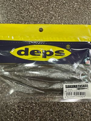 Deps Sakamata Shad 4.5inch #92 Silver Shiner 8baits/pack
