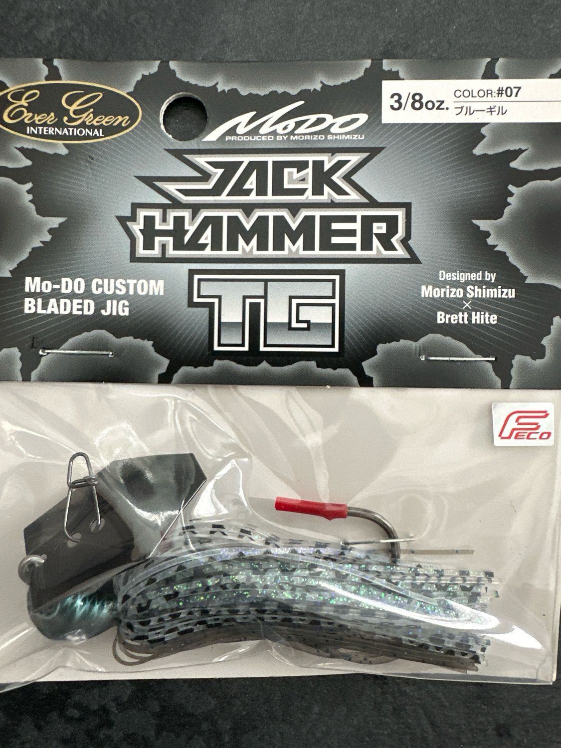 Ever Green Jack Hammer TG 3/8oz #07 Bluegill NIP