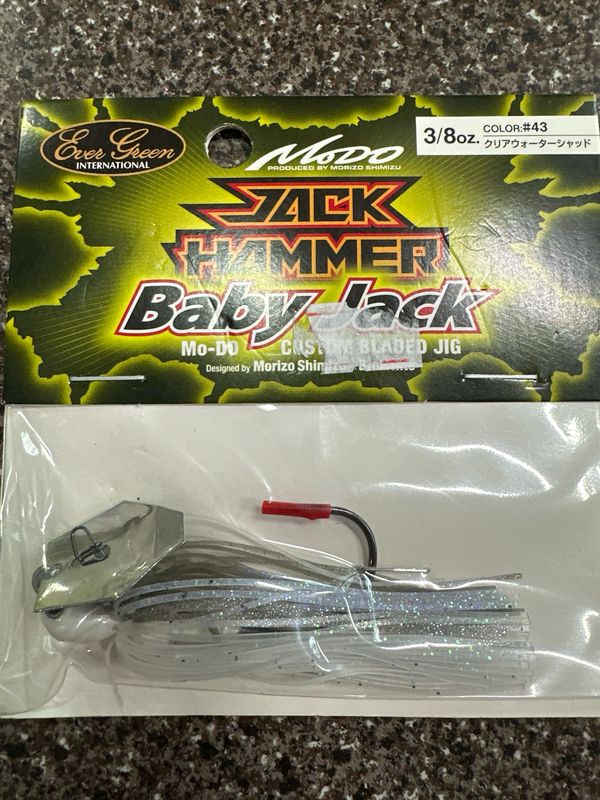 Ever Green Jack Hammer Baby Jack #43 Clear Water Shad 3/8oz