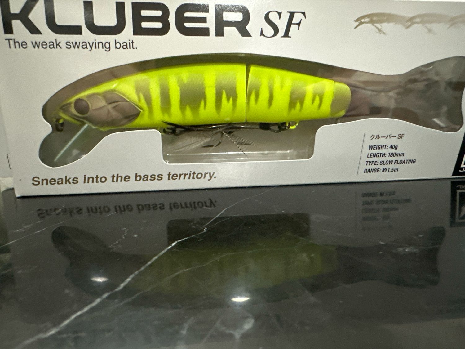 Jackall Kluber SF 180mm 40g (just Under 1.5oz) Diving Range Approx 5’. Exact Bait In Pics. NIP