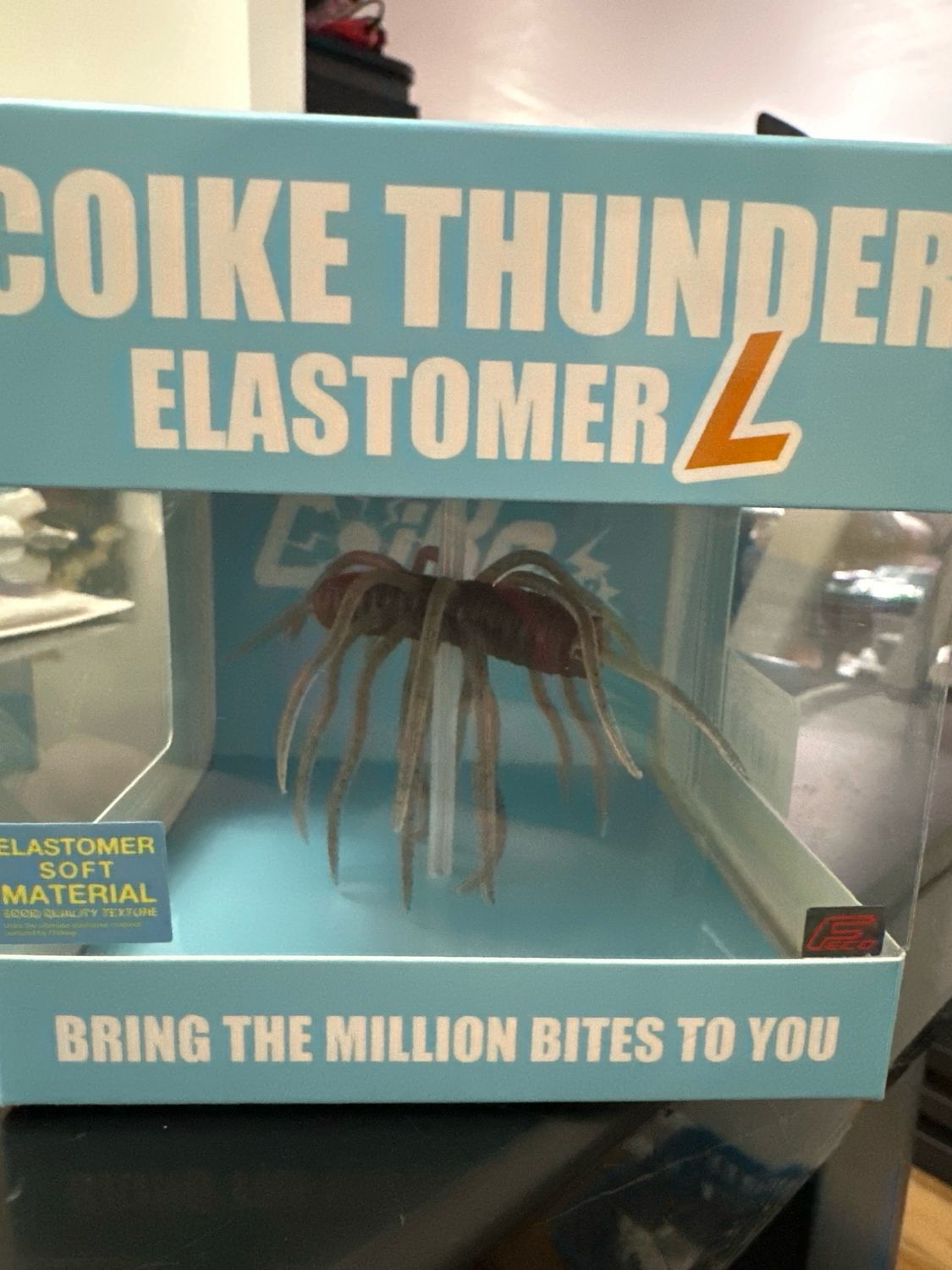 HideUp Coike Thunder L Elastomer #142 Light Green Pumpkin/ Black Blue Flake