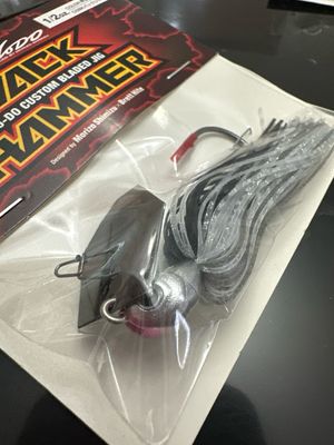 Ever Green Jack Hammer 1/2oz #CG02 Blackback Shiner Custom Bladed Jig