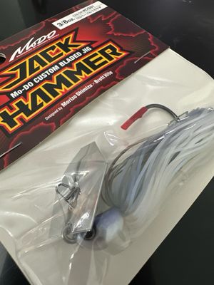 Ever Green Jack Hammer 3/8oz #CG01 Purple Wakasagi (Smelt) Custom Bladed Jig