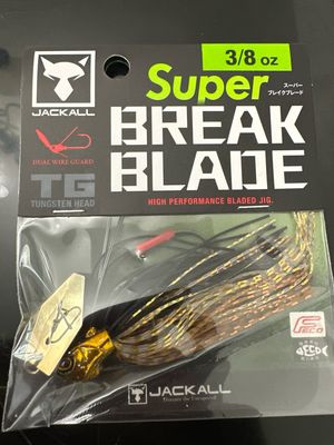 Jackall Super Break Blade TG 3/8oz Hologram Gold Bladed Jig