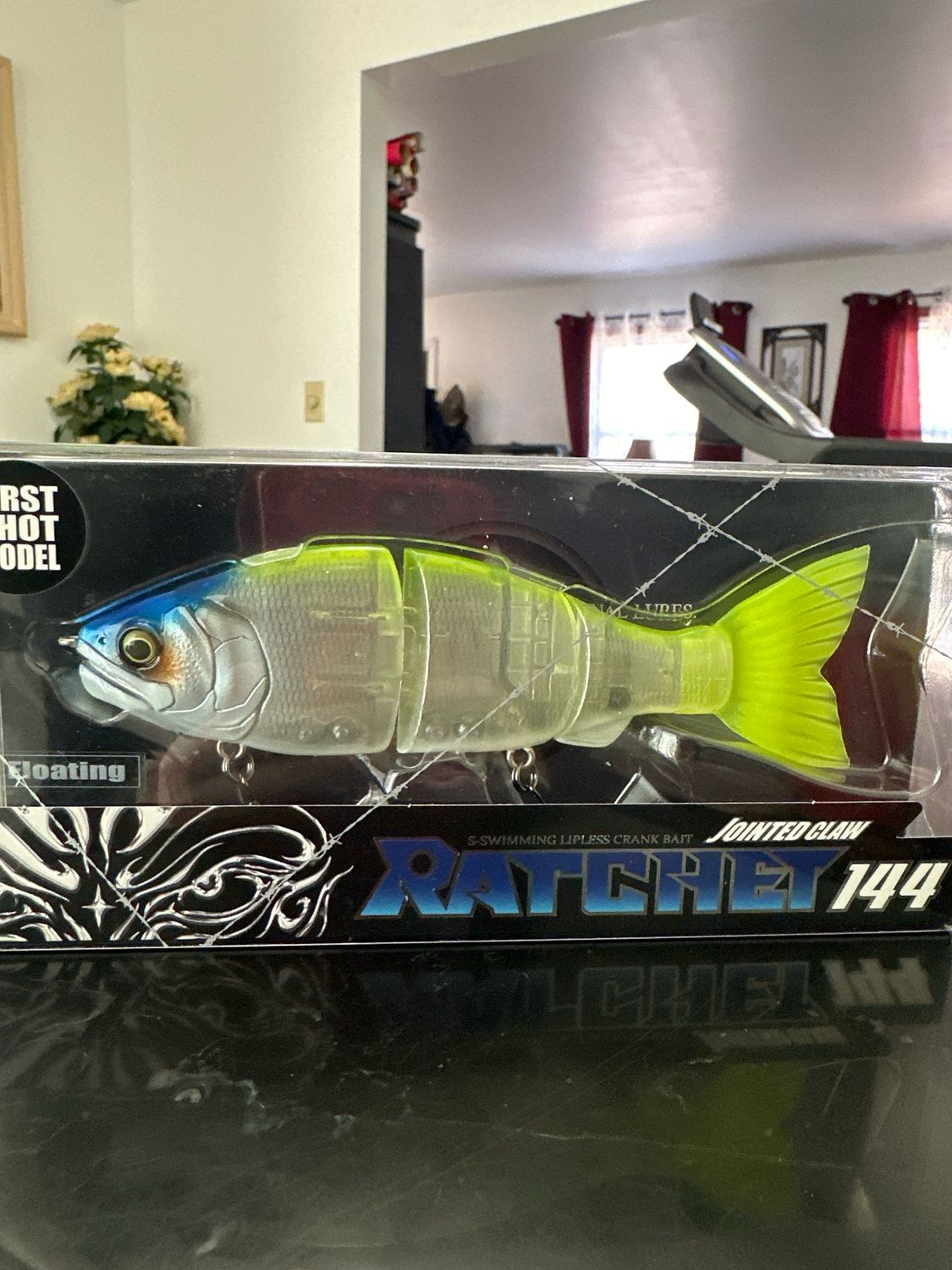 Gan Craft Jointed Claw Ratchet 144 #Gan-21 Blue Crown 140mm 1.2oz Floating