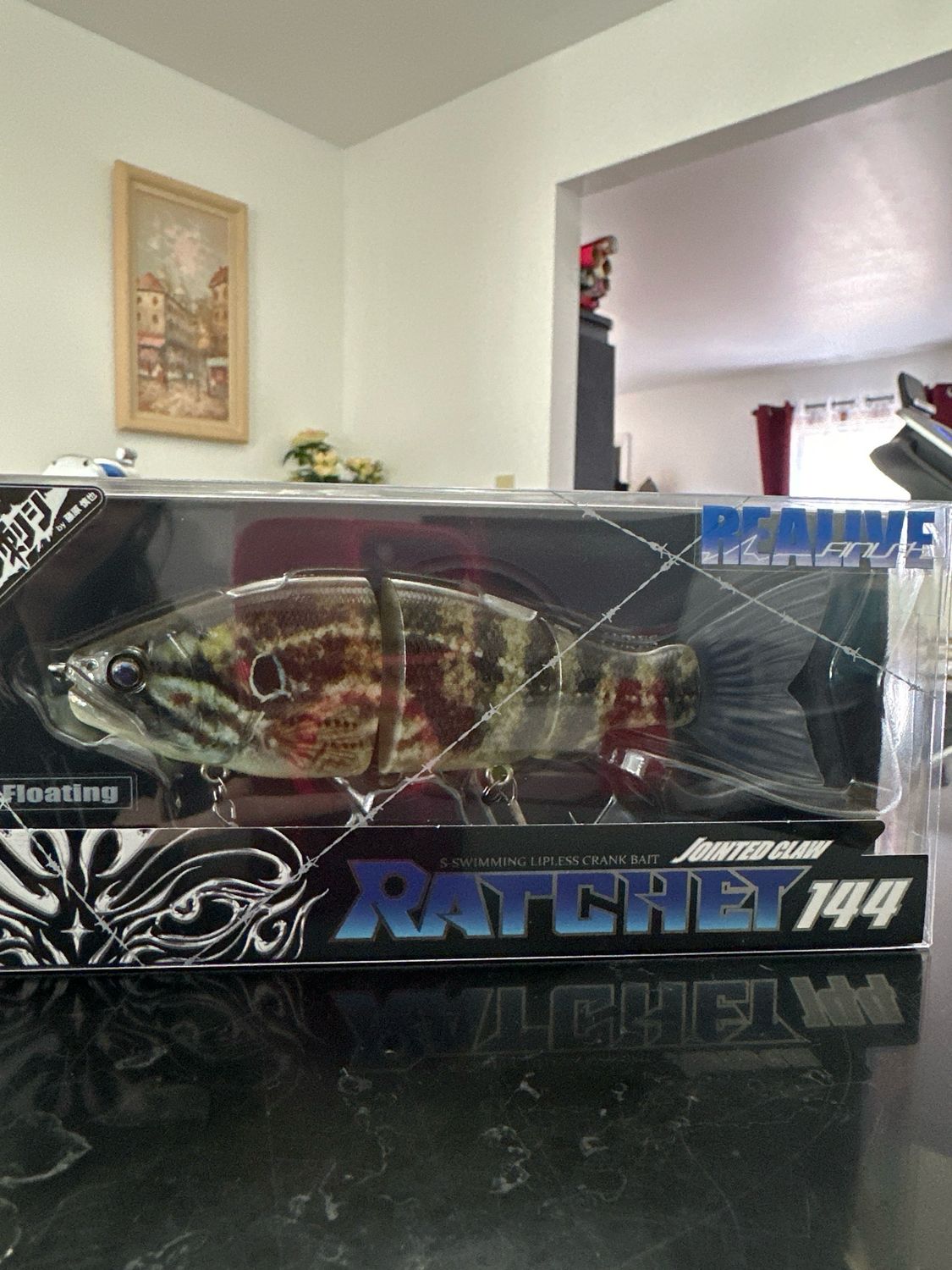 Gan Craft Jointed Claw Ratchet 144 #GAN-33 Real Japanese Perch 140mm 1.2oz Floating