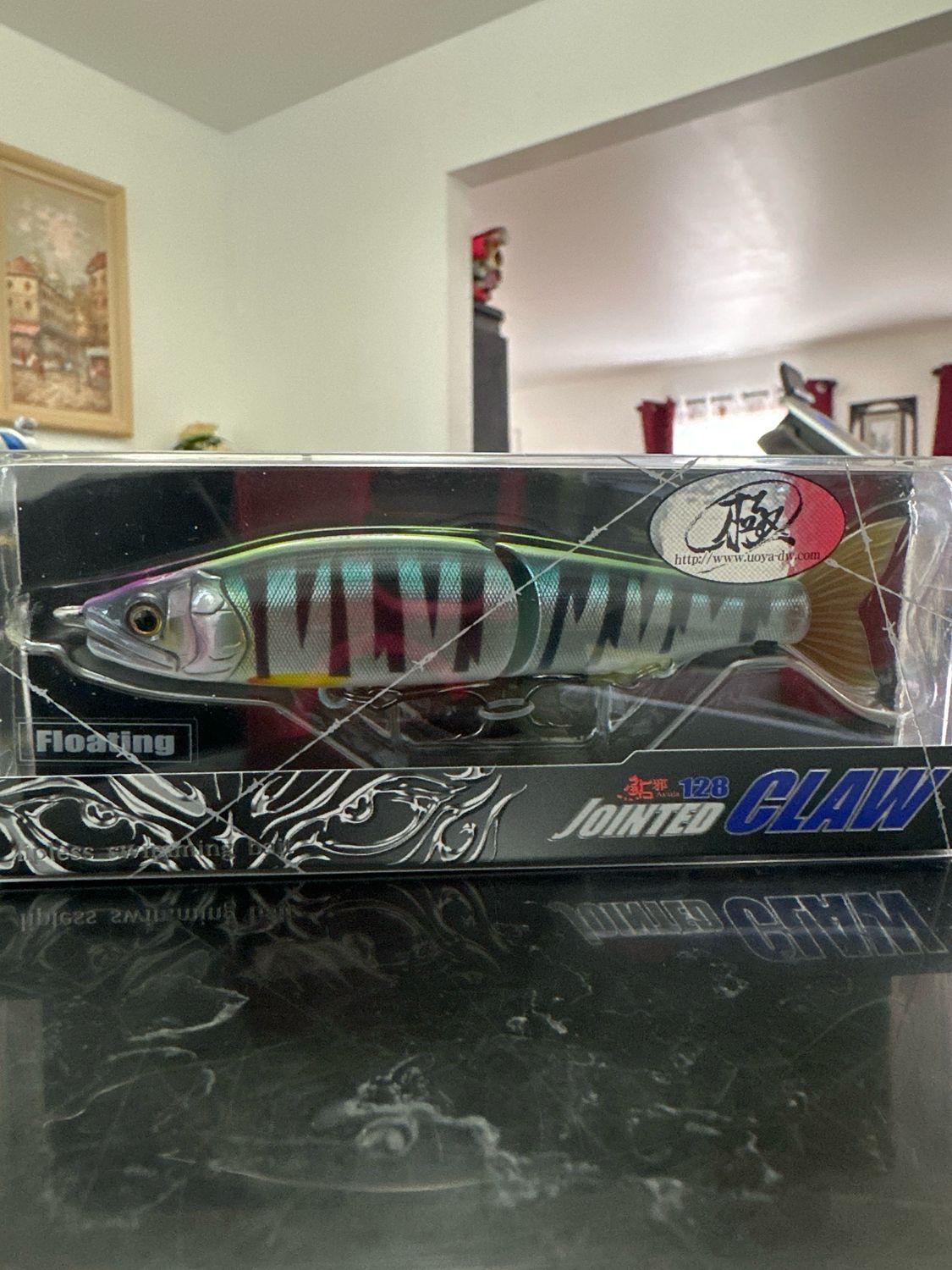 Gan Craft Jointed Claw 128 #U-02 Visible Silver Shad 128mm 3/4oz Floating