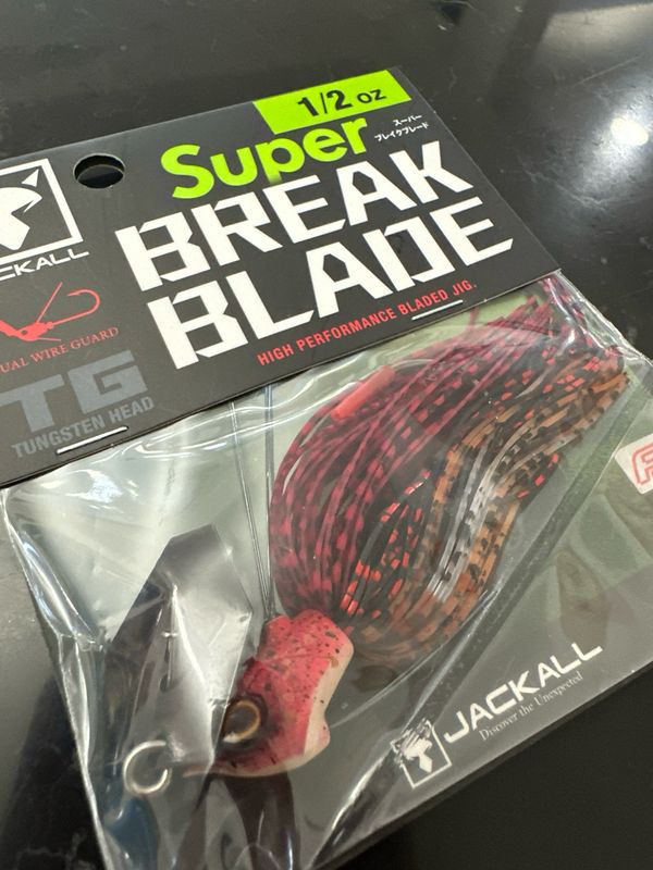 Jackall Super Break Blade Tungsten JDM Chatter 1/2oz Red Craw. BRAND NEW JDM Product This Size. NIP