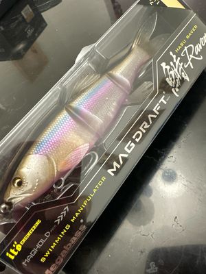 Megabass Magdraft Hasu Raver (Sinking) #04 Blue Shad II 7inch 1.1/2oz