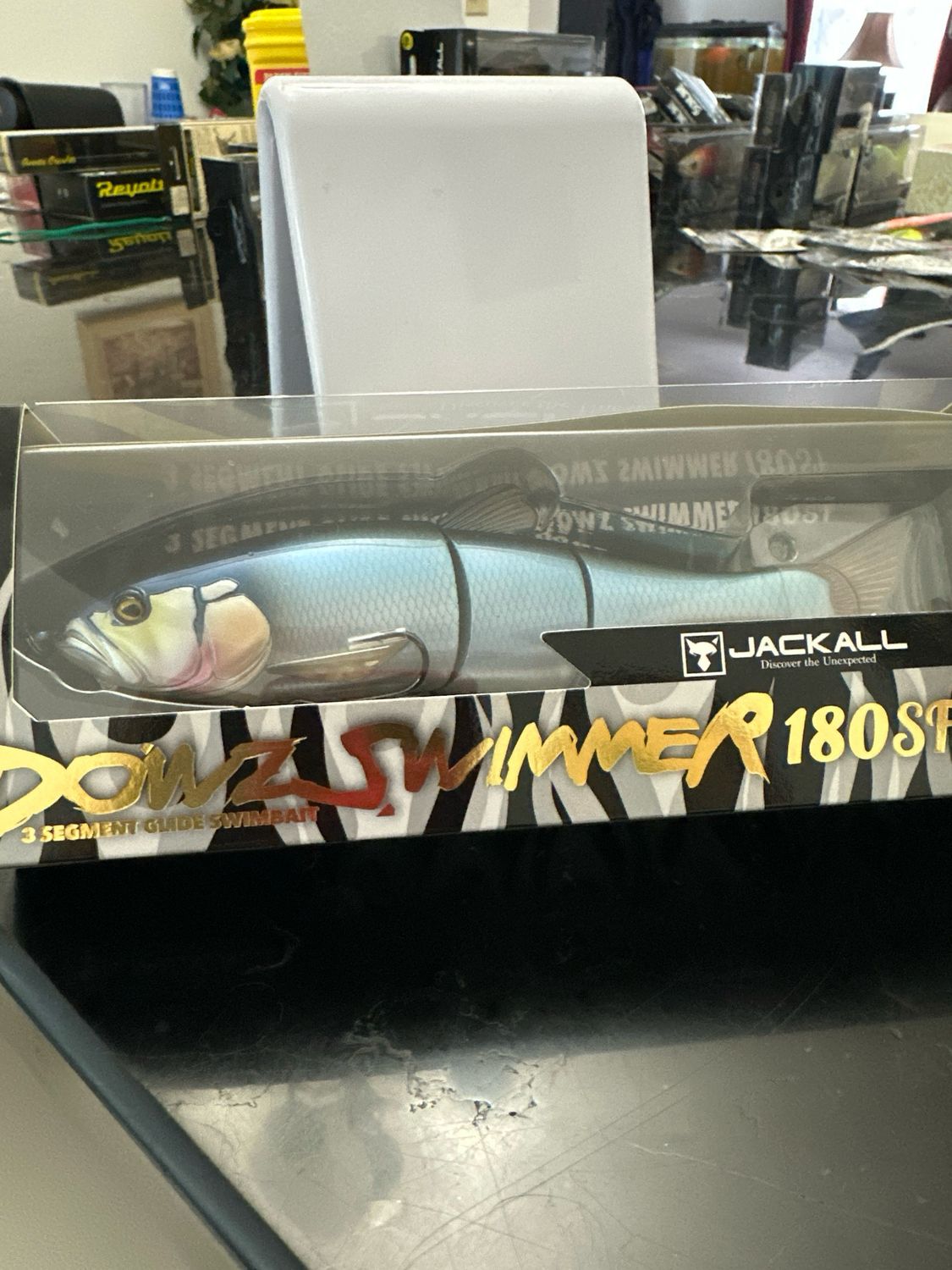 Jackall Dowz Swimmer 180SF Blazing Ketabas 3 Segment Glide Swimbait 180mm 2oz Slow Floating