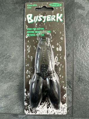 Deps Buster K Popping Frog #01 Jet Black 61mm Body | 1/2oz