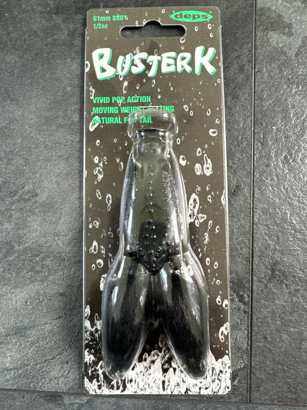 Deps Buster K Popping Frog #01 Jet Black 61mm Body | 1/2oz