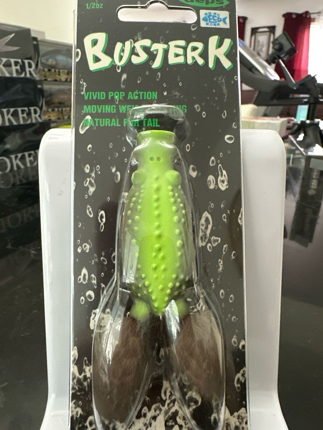 Deps Buster K Popping Frog #13 Visible Green 61mm Body | 1/2oz