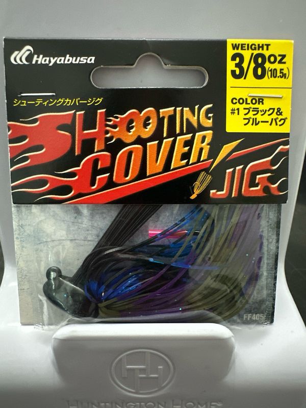 Hayabusa Shooting Cover Jig 3/8oz #1 Black &amp; Blue Bug