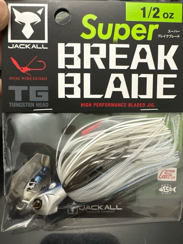 Jackall Super Break Blade TG (Tungsten) JDM Chatter 1/2oz Super White