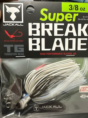 Jackall Super Break Blade TG (Tungsten) JDM Chatter 3/8oz Super White