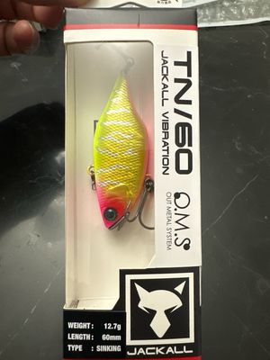 Jackall TN60 Peach Tiger Crown 60mm 12.7g Sinking Lipless Crankbait