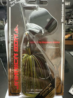 Megabass Jamaica BOA Jr. Super Metal 3/8oz #09 Green Pumpkin Buzz Bait