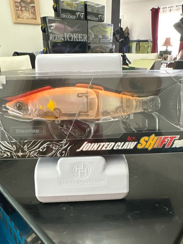 Gan Craft Jointed Claw Shift 183, 2oz Class, 180mm.  #20 Kinokuni Orange. NIP