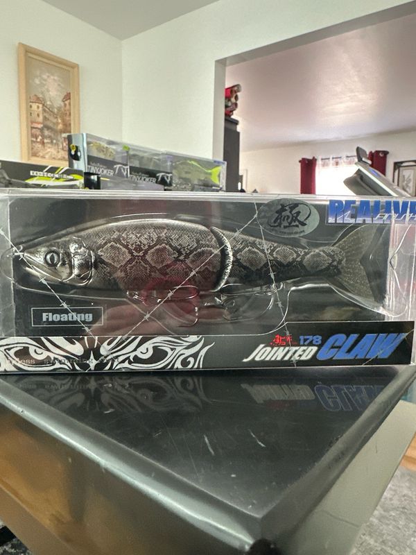 Gan Craft Jointed Claw 178 #U-29 Extreme Killers Python BK 178mm | 2oz | Floating