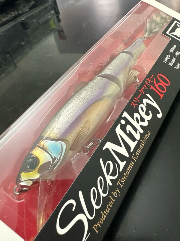 Jackall Sleek Mikey 160 Sleek HL Wakasagi 160mm | 48g | Floating