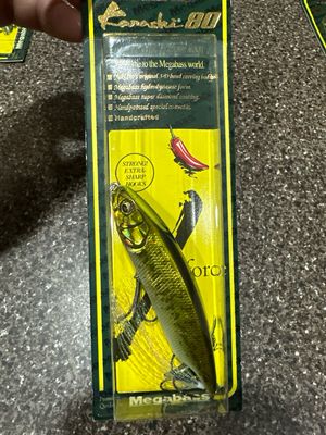 Megabass Karashi 80 #1 SH Bass CS 80mm | 7/16oz | Slow Sinking