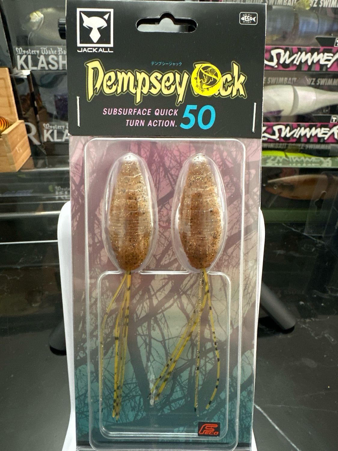 Jackall Dempsey Jack 50 Shuffle Step Wakasagi 50mm | Slow Sinking. VERY Hard To Get. GREAT New JDM Elastomer Subsurface Quick Turning Baits. Check Out YouTube Videos On These! Exact Baits In Pics. NIP