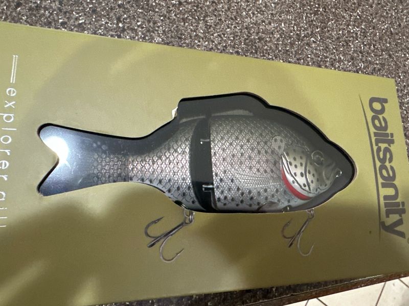 Baitsanity Explorer Gill Glide Trout Floating. 6.1” 2.4oz. GREAT SALE Price. NIB