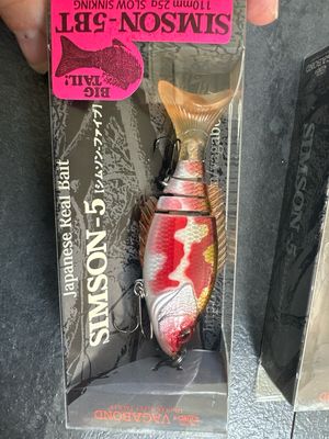 Vagabond Simson - 5BT Chimidoro Joe Very Rare JDM Swimbait 110mm 25g. NIP