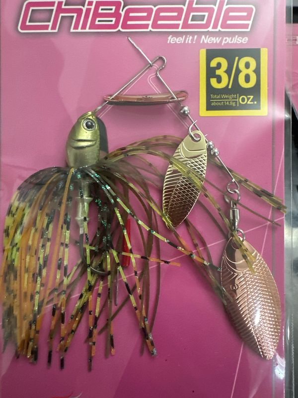 BottomUp ChiBeeble 3/8oz DW S421 Wild Chart Spinnerbait
