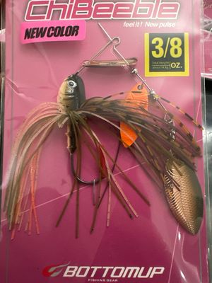 BottomUp ChiBeeble 3/8oz DW S425 Brown Candy Spinnerbait