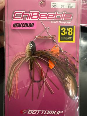 BottomUp ChiBeeble 3/8oz DW S425 Brown Candy Spinnerbait