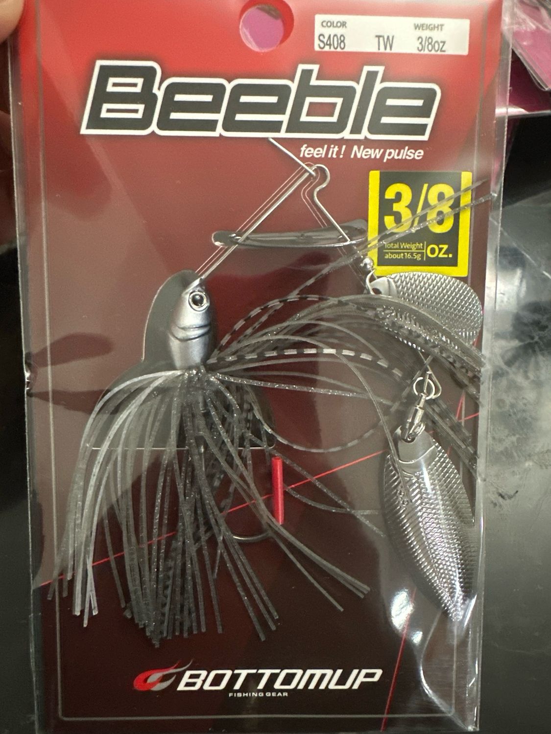 BottomUp Beeble 3/8oz TW S408 Smokin' Shad Spinnerbait