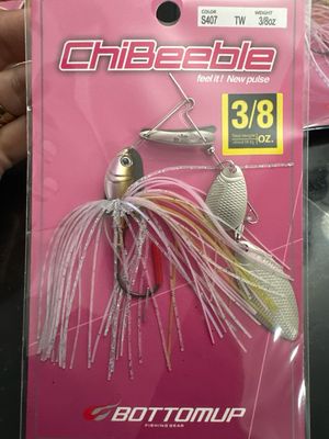 BottomUp ChiBeeble 3/8oz TW S407 Wakasagi Spinnerbait